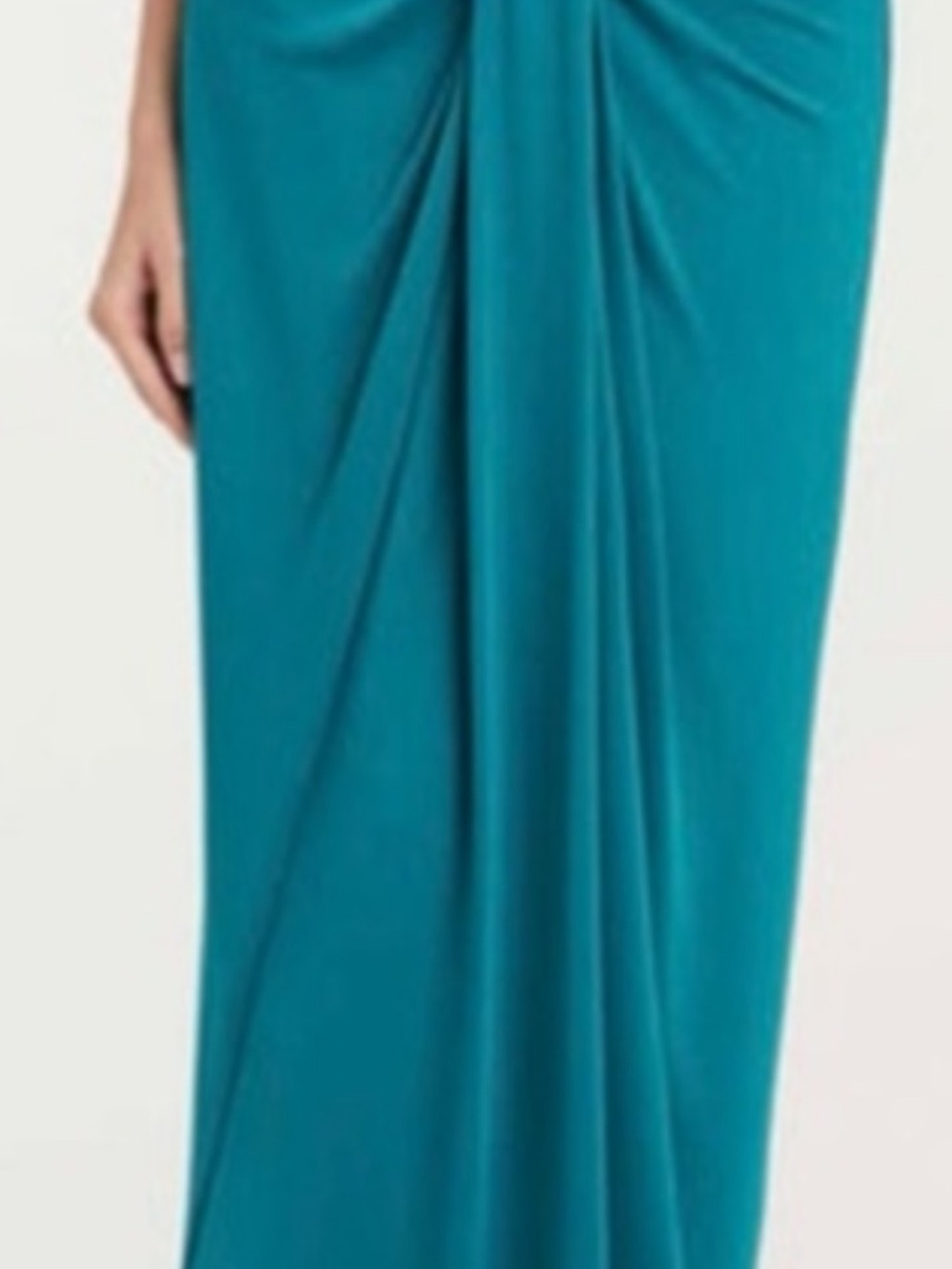 NWT Cinq à Sept Vallory Skirt in Blue Jade, Size 6 long